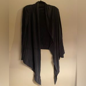 Lululemon stretch wrap cardigan with drape